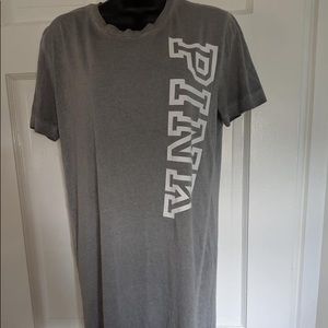 Victoria secret pink gray dress